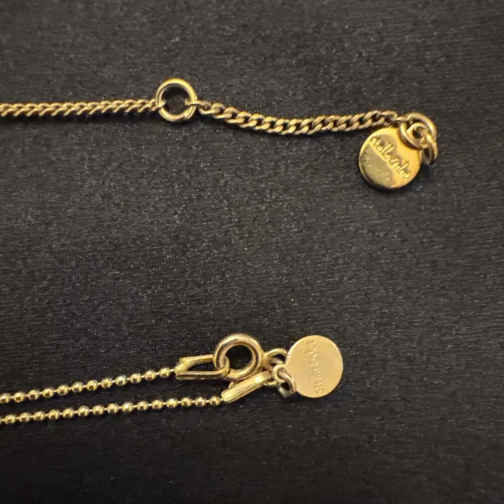 Stella & Dot Lot Of 5 Necklaces All Gold Tone - Picture 5 of 7
